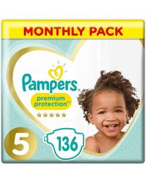 Pampers Premium Protection Size 5 Monthly Pack